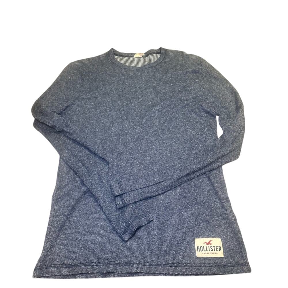Hollister Men’s Gray Long Sleeve Shirt Crewneck size Small